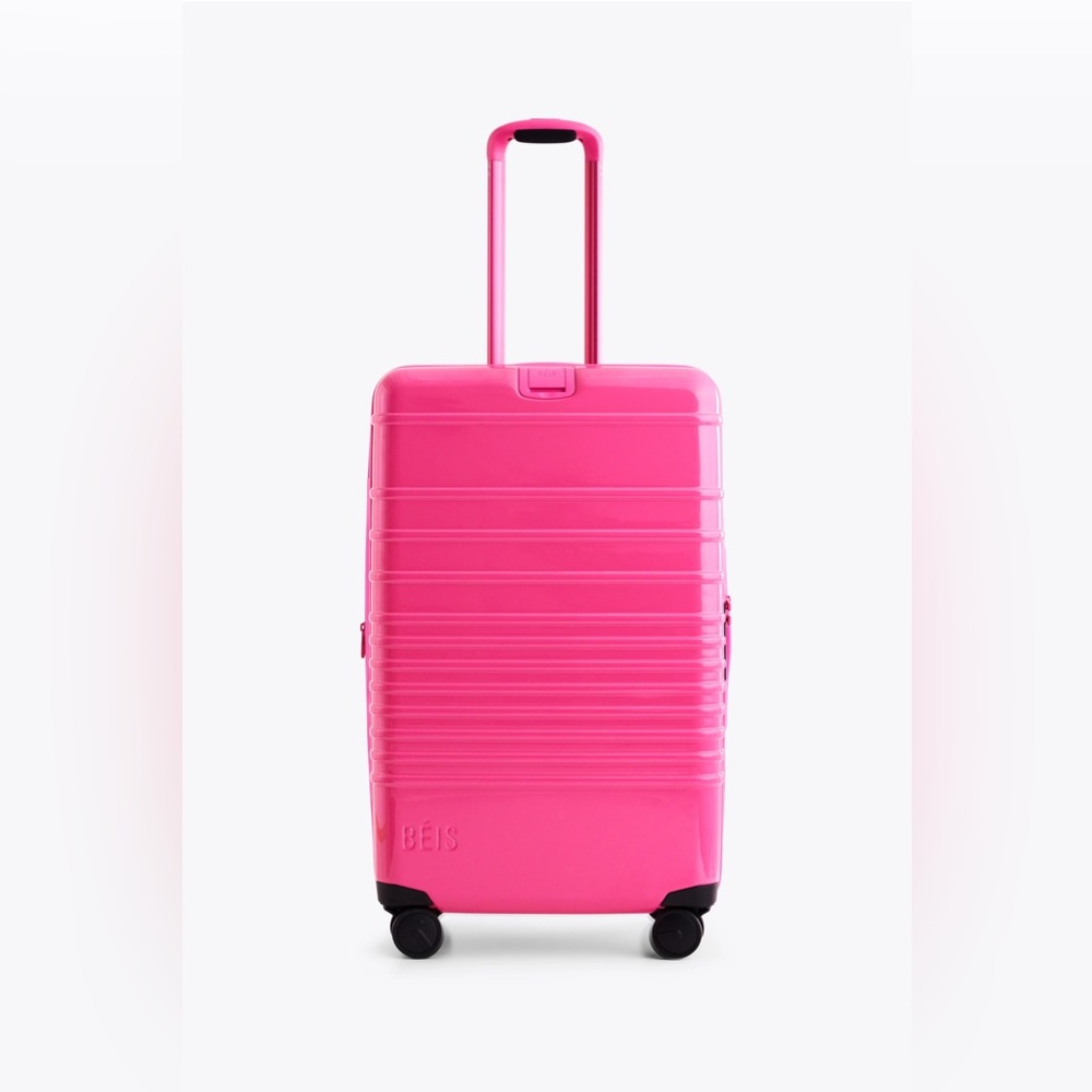 Beis Barbie The 26" Check-in Roller luggage - hot pink New with tags! SOLD OUT